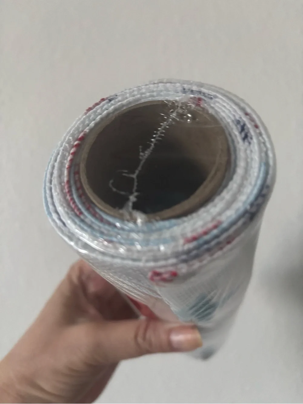 DIY Patriotic Celebrate 250tg Red, Wt Blue Star Mesh Roll Party Décor Final Sale